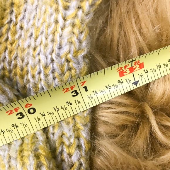 Cecico oversized v neck front/back sweater sz S - Picture 5 of 6